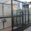 Voli&egrave;re in antraciet alu b510xd107xh200cm