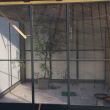 Voli&egrave;repanelen b290xd290cm ingebouwd naast tuinhuis